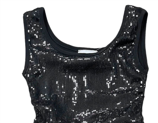 Cheryl Creations - Sequin Ruched Tank Dress