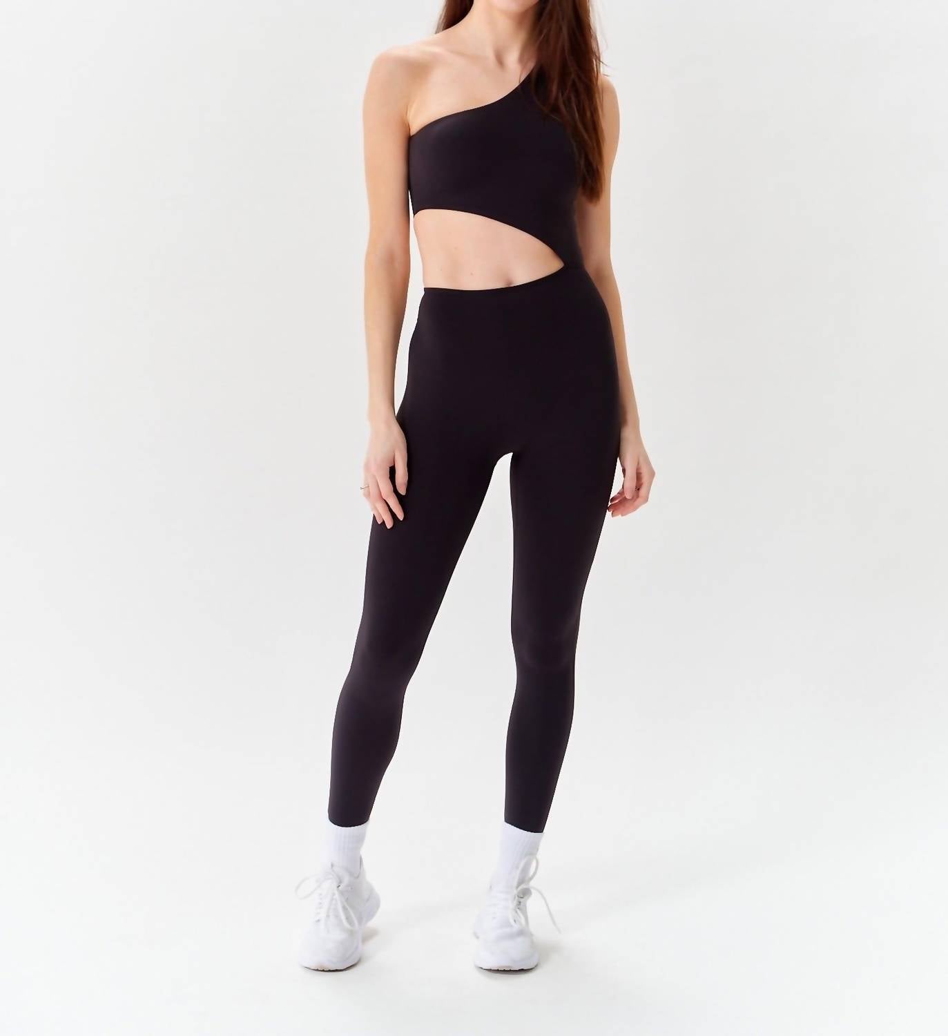 Revyve Active - Off-Shoulder Cutout Jumpsuit
