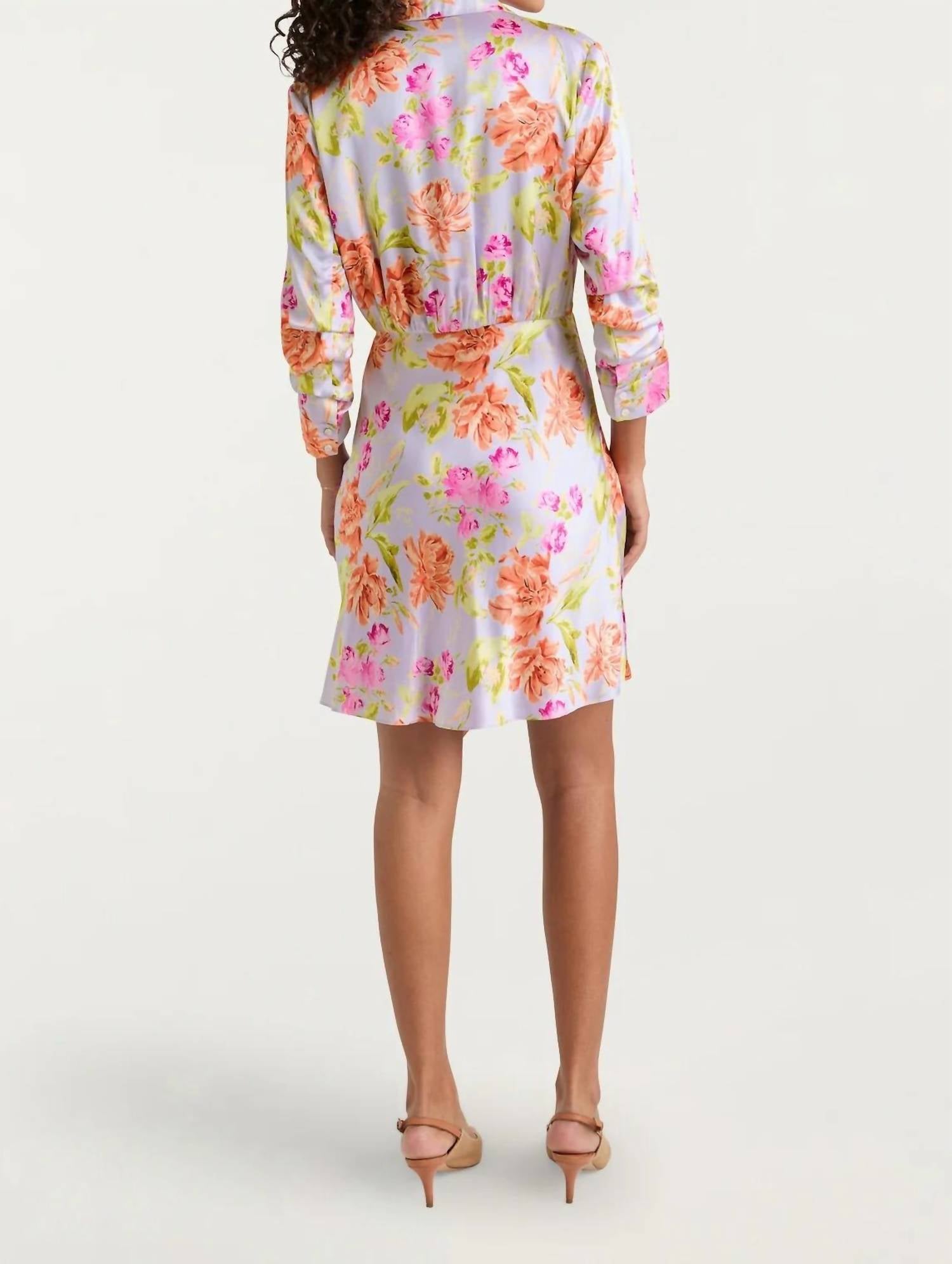 Cinq A Sept - Midnight Tulips Mini Jacey Dress