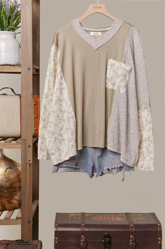 Mello - Women's Patchwork Junie Top