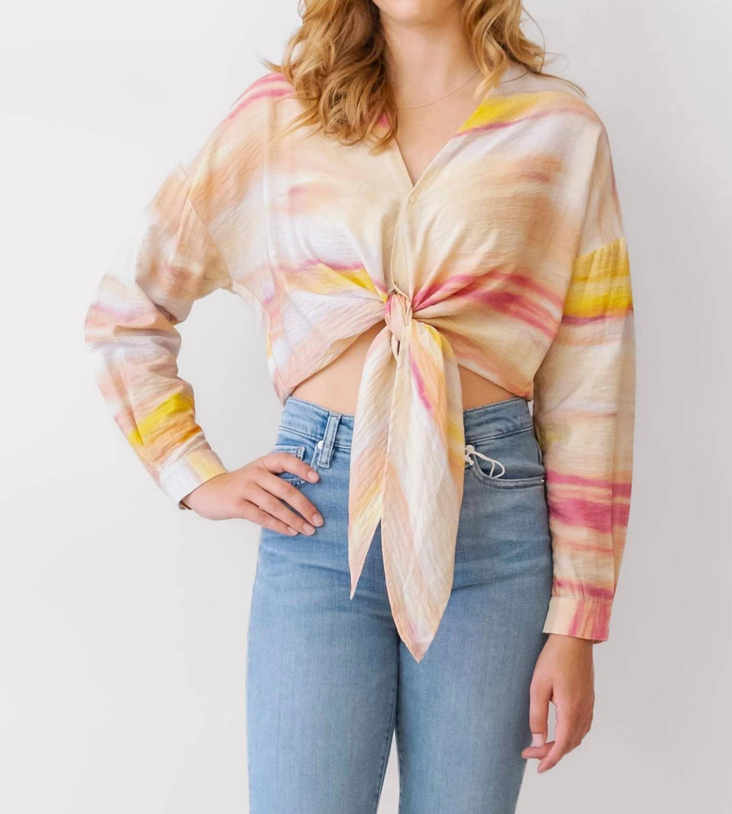 Lucy Paris - Gloria Front Tie Top