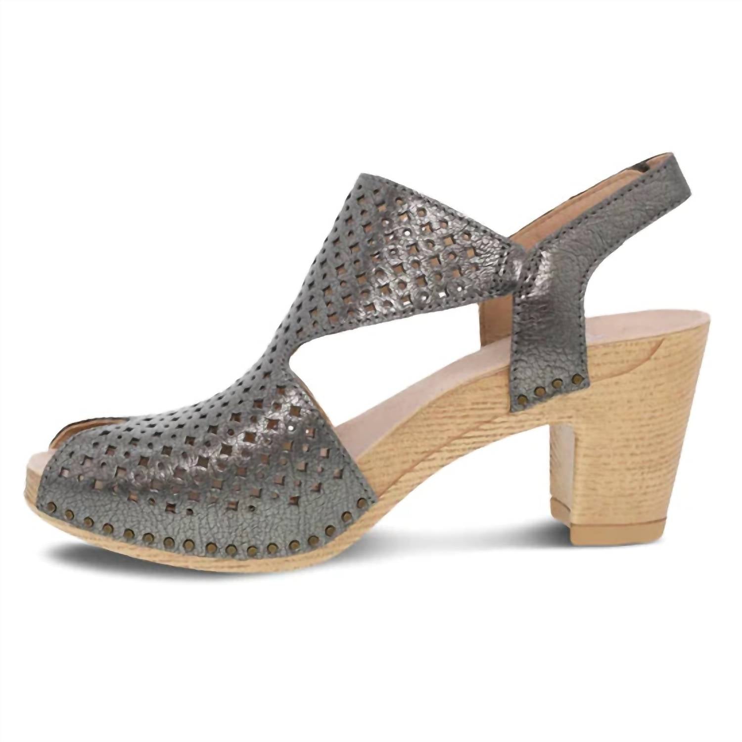 Dansko - Women's Teagan Peep-toe Heel Sandal
