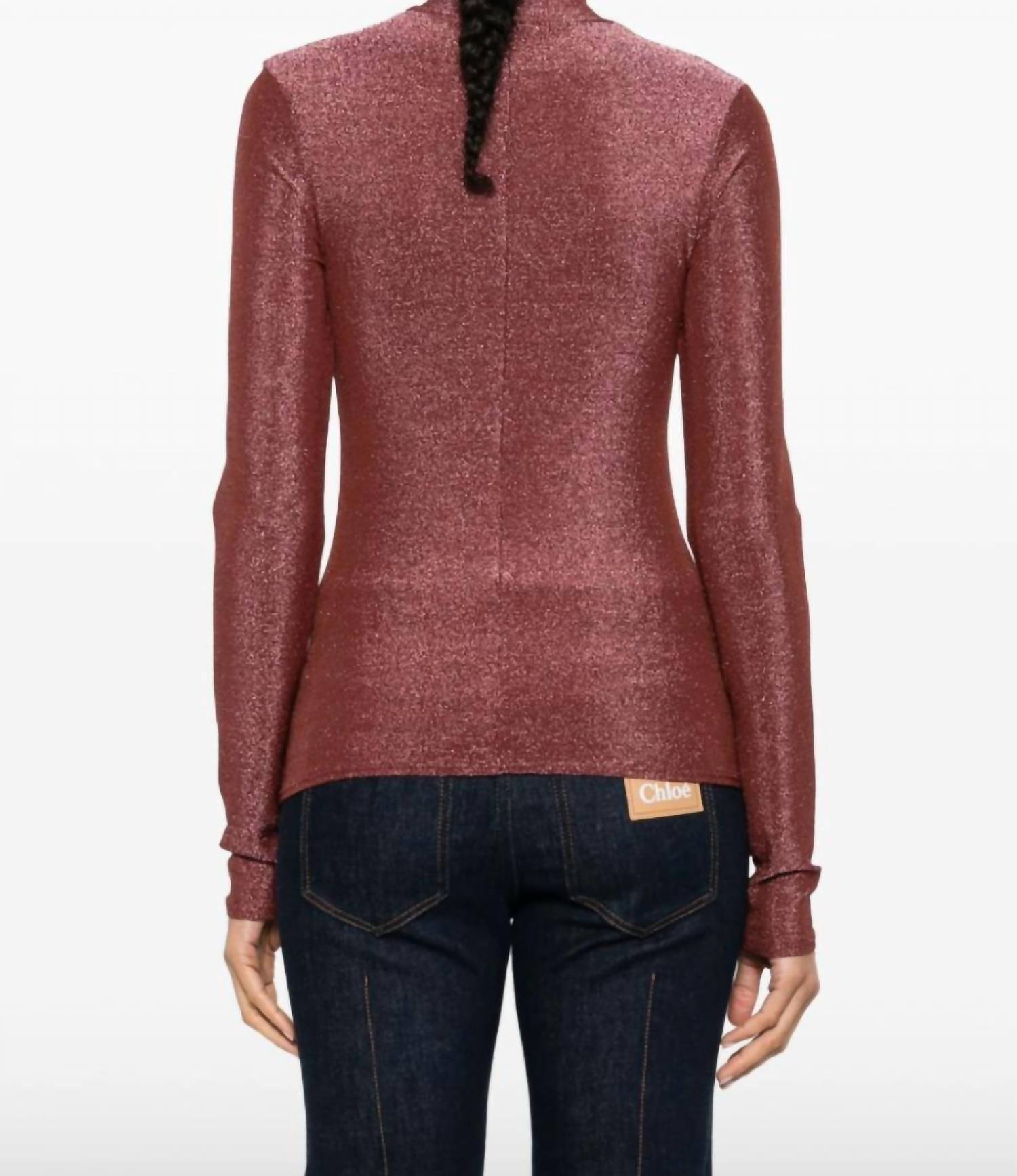 Forte Forte - Lurex Jersey Turtleneck T-shirt