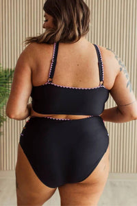Mack & Mal - Multi Stitch High Rise Swim Bottoms