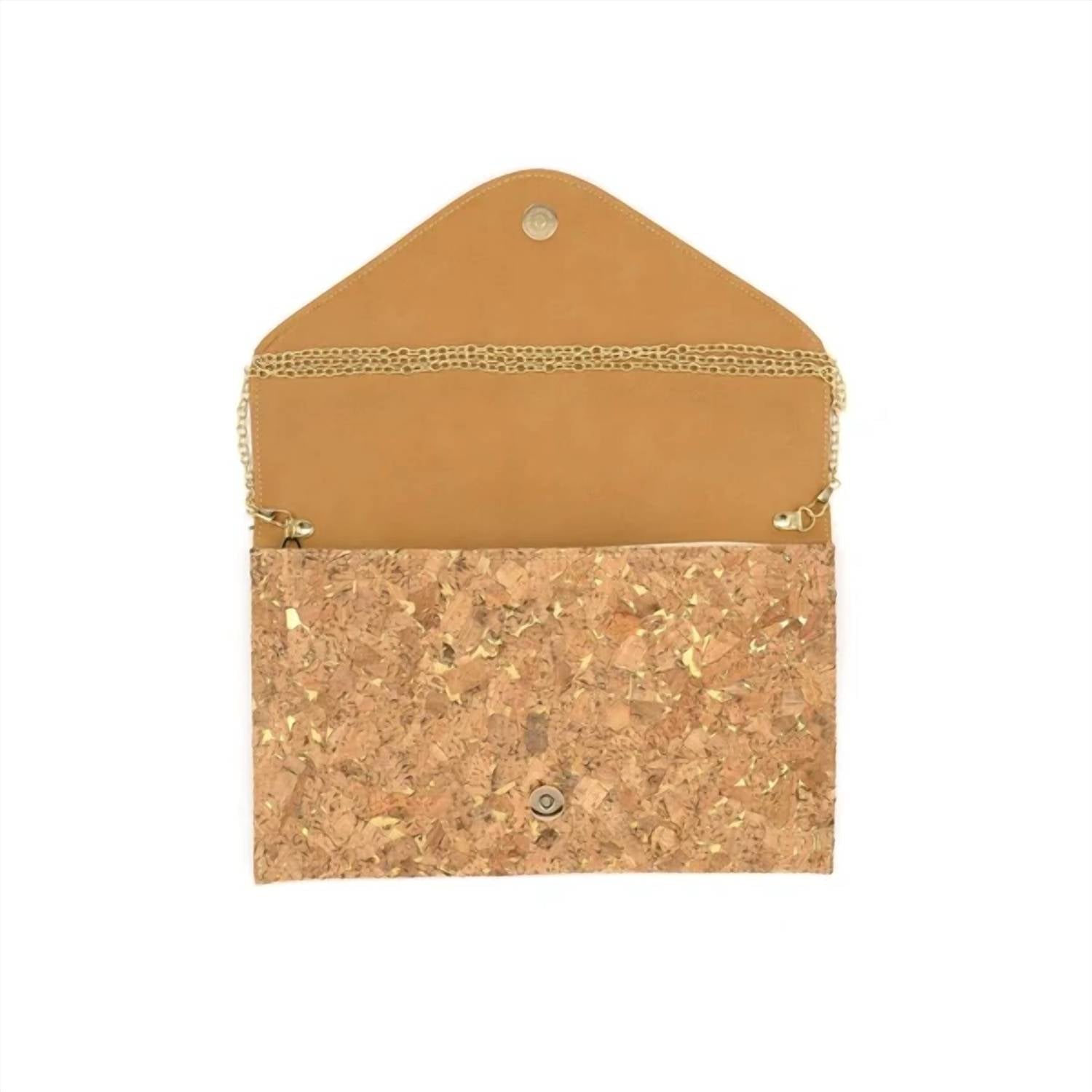 Bc Handbags - Women's Cork Envelope Clutch Bag