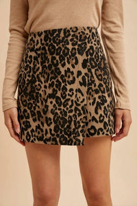 Anniewear - Leopard Mini Skirt