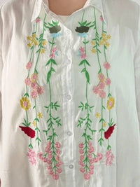 Pol - Desert Bloom Embroidered Tunic