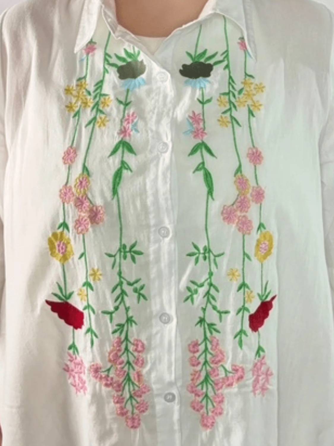 Pol - Desert Bloom Embroidered Tunic