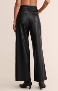 Z Supply - Marli Wide Leg Faux Leather Pant