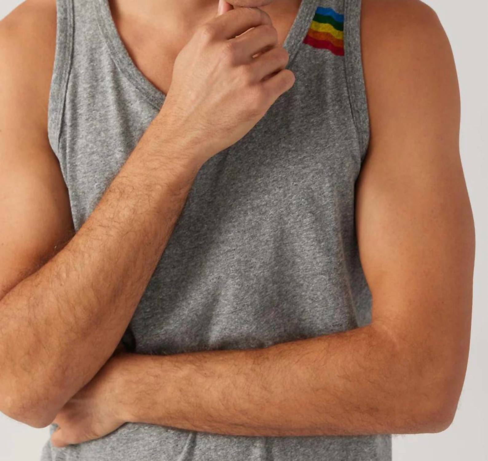 Sol Angeles - Men's Rainbow Stripe Tank Top