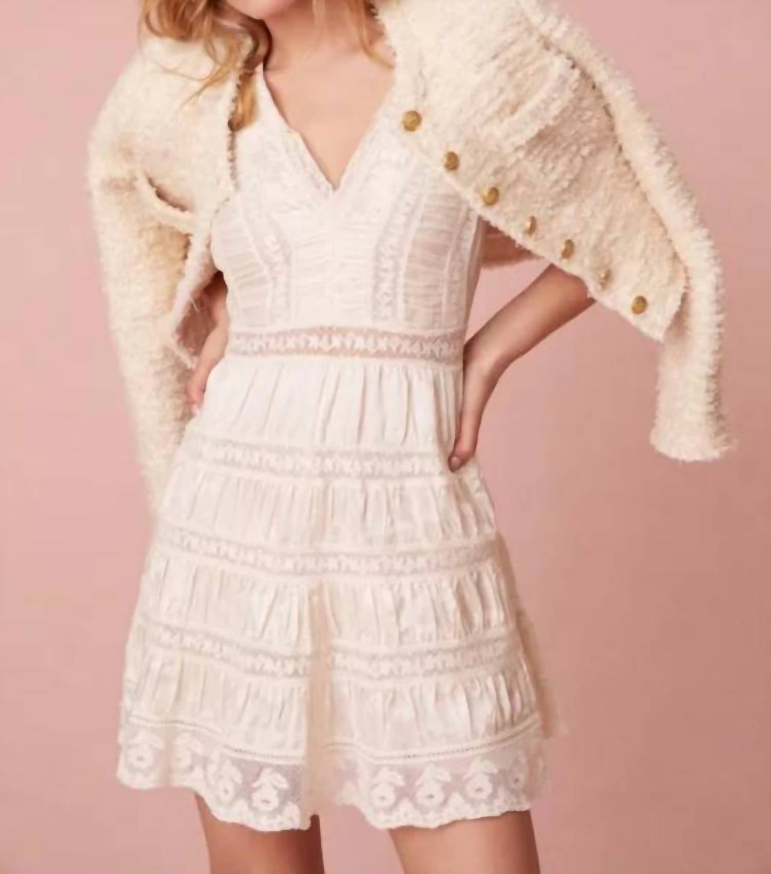 Loveshackfancy - Alik Lace Mini Dress