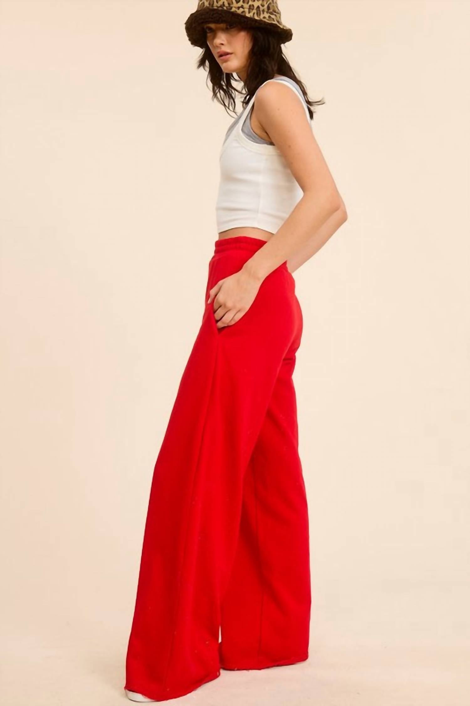 Mimosa - Wide Leg Sweatpants