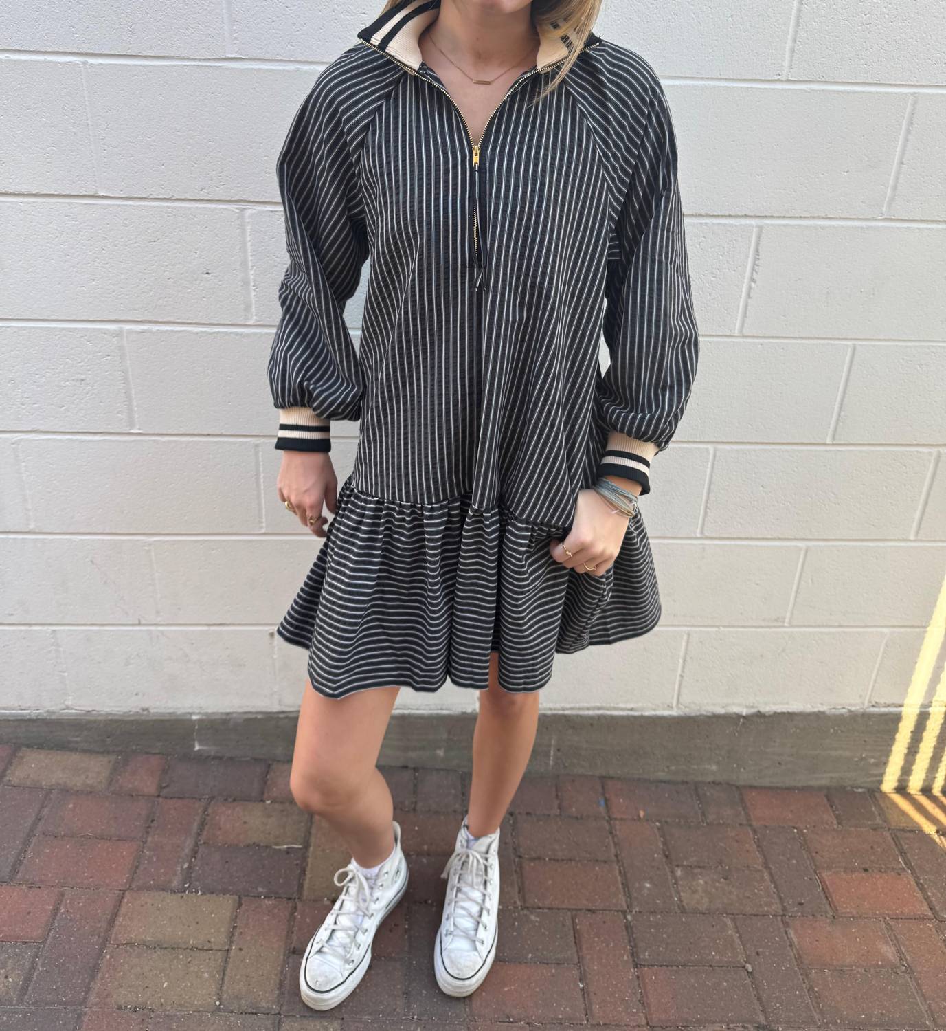 Entro - Margorie Striped Mini Dress