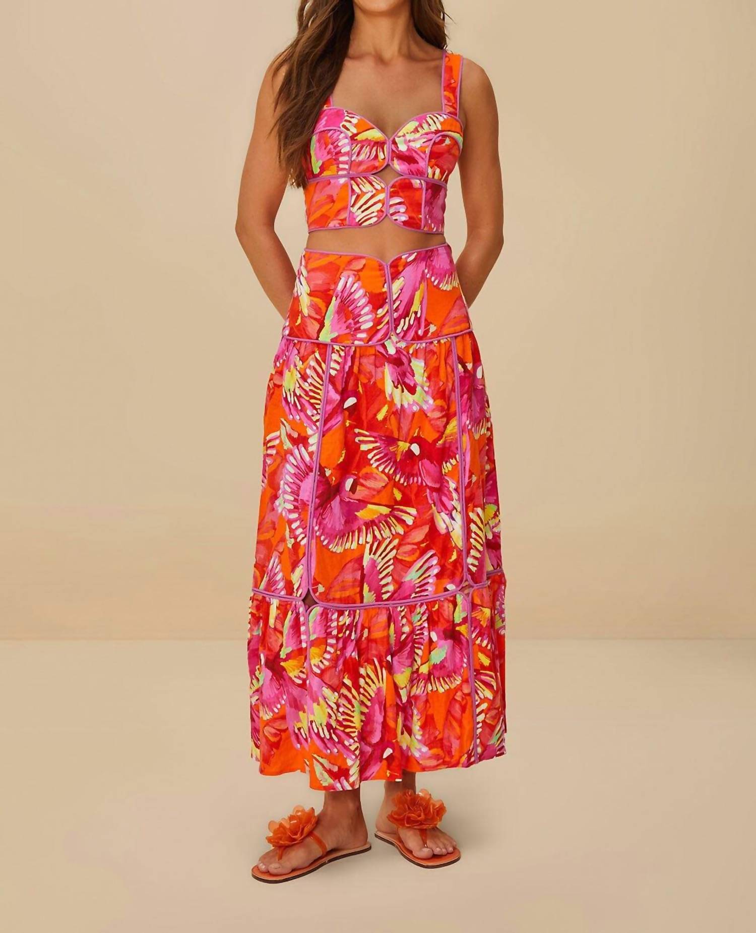 Farm Rio - Framed Skirt