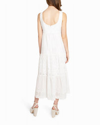 Nicole Miller - Embellished Eyelet Maxi Dress