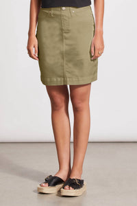 Tribal - Pull-on Denim Skort With Pockets