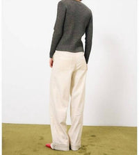 Frnch - Winter Woven Wide Leg Pant