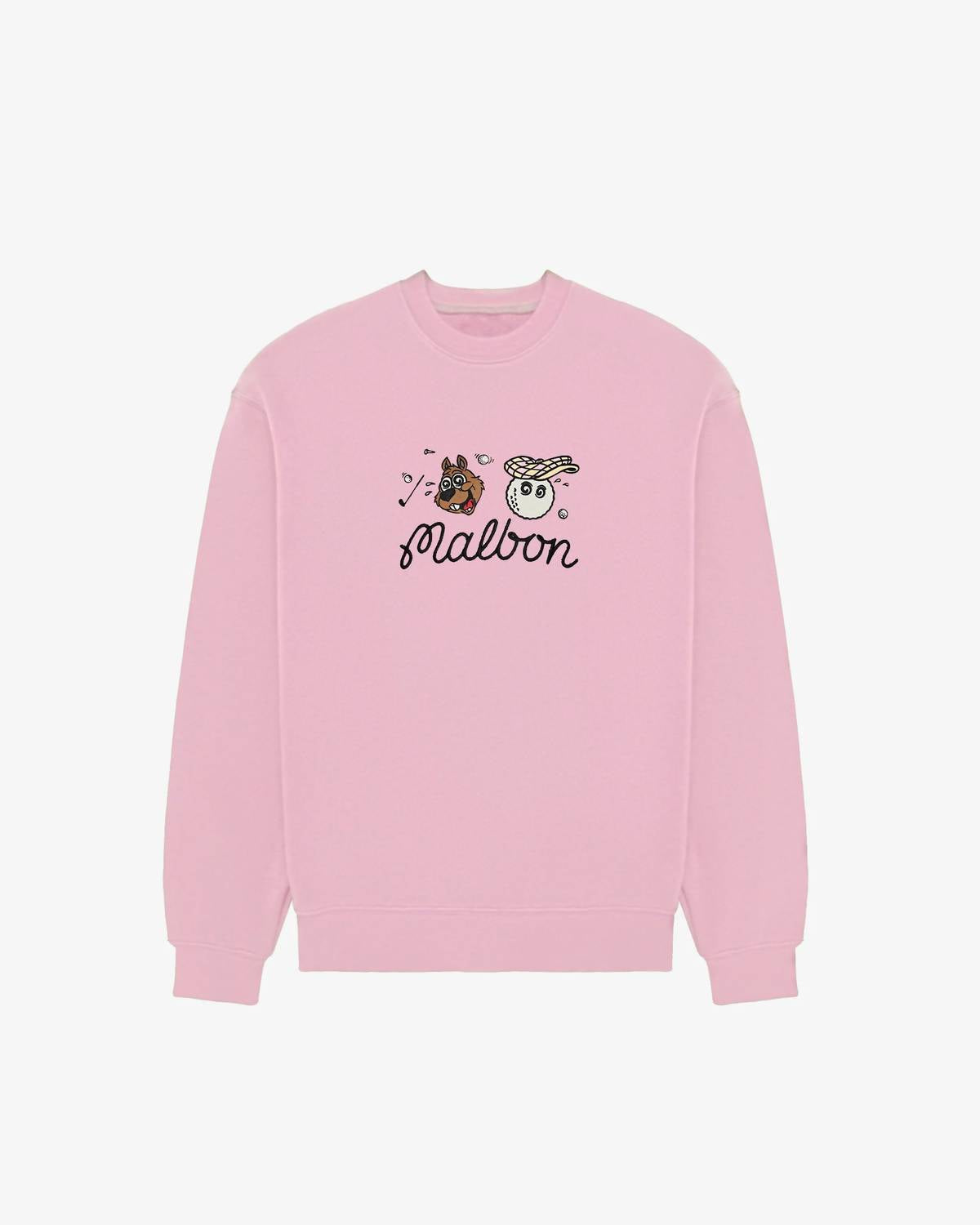 Malbon Golf - Two Man Scramble Crew Fleece Sweatshirt
