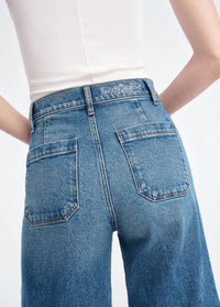 Favorite Daughter - Mischa Super High Rise Wide Ankle Jean