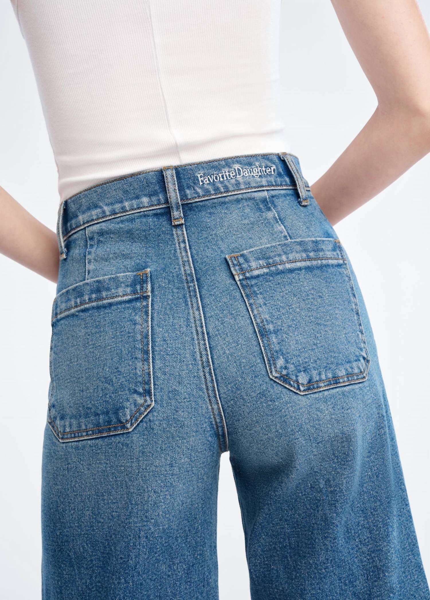 Favorite Daughter - Mischa Super High Rise Wide Ankle Jean
