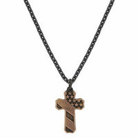 Montana Silversmiths - Men's Faded Glory Cross Usa Made Necklace