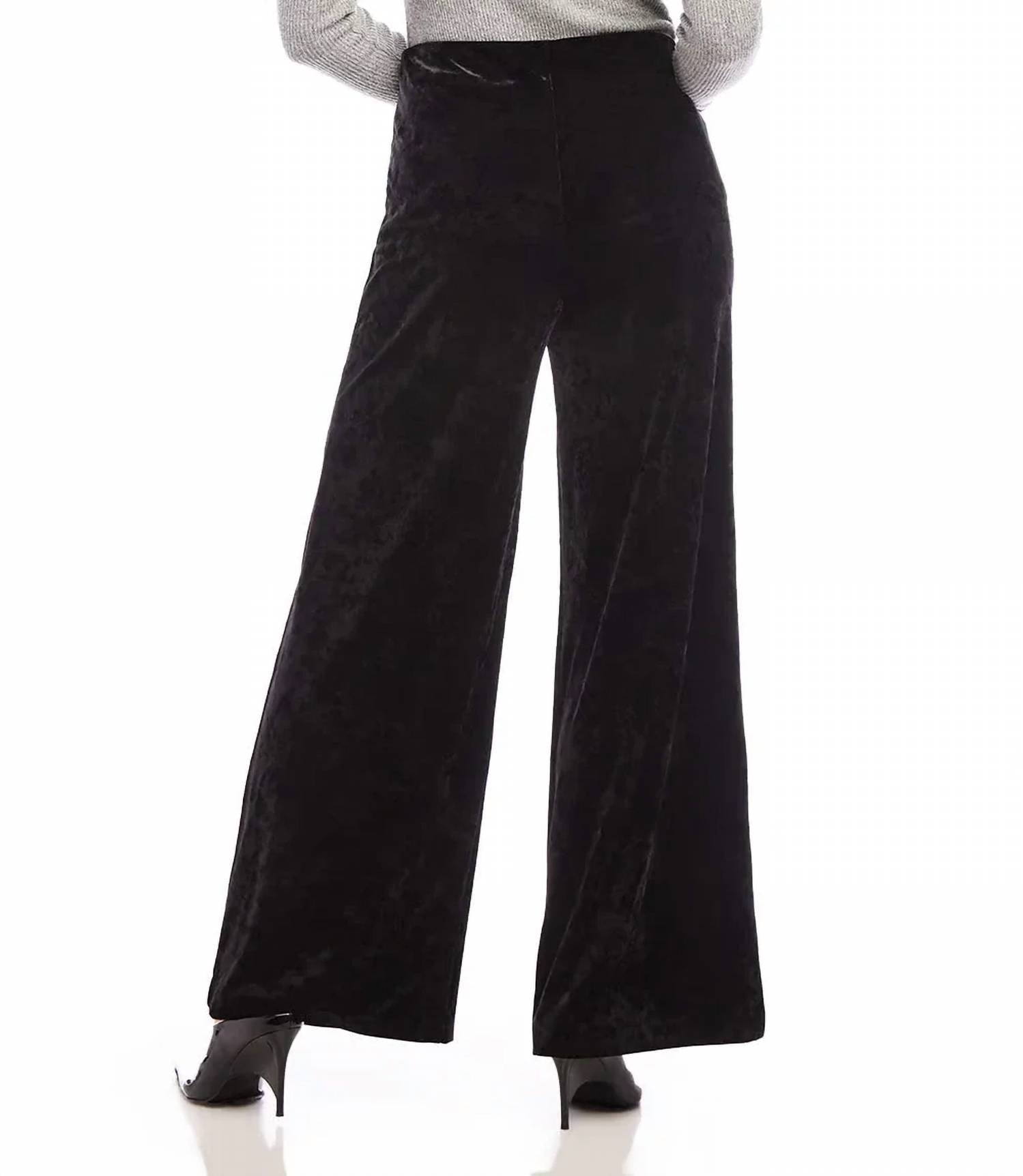 Karen Kane - Crushed Velvet Pants