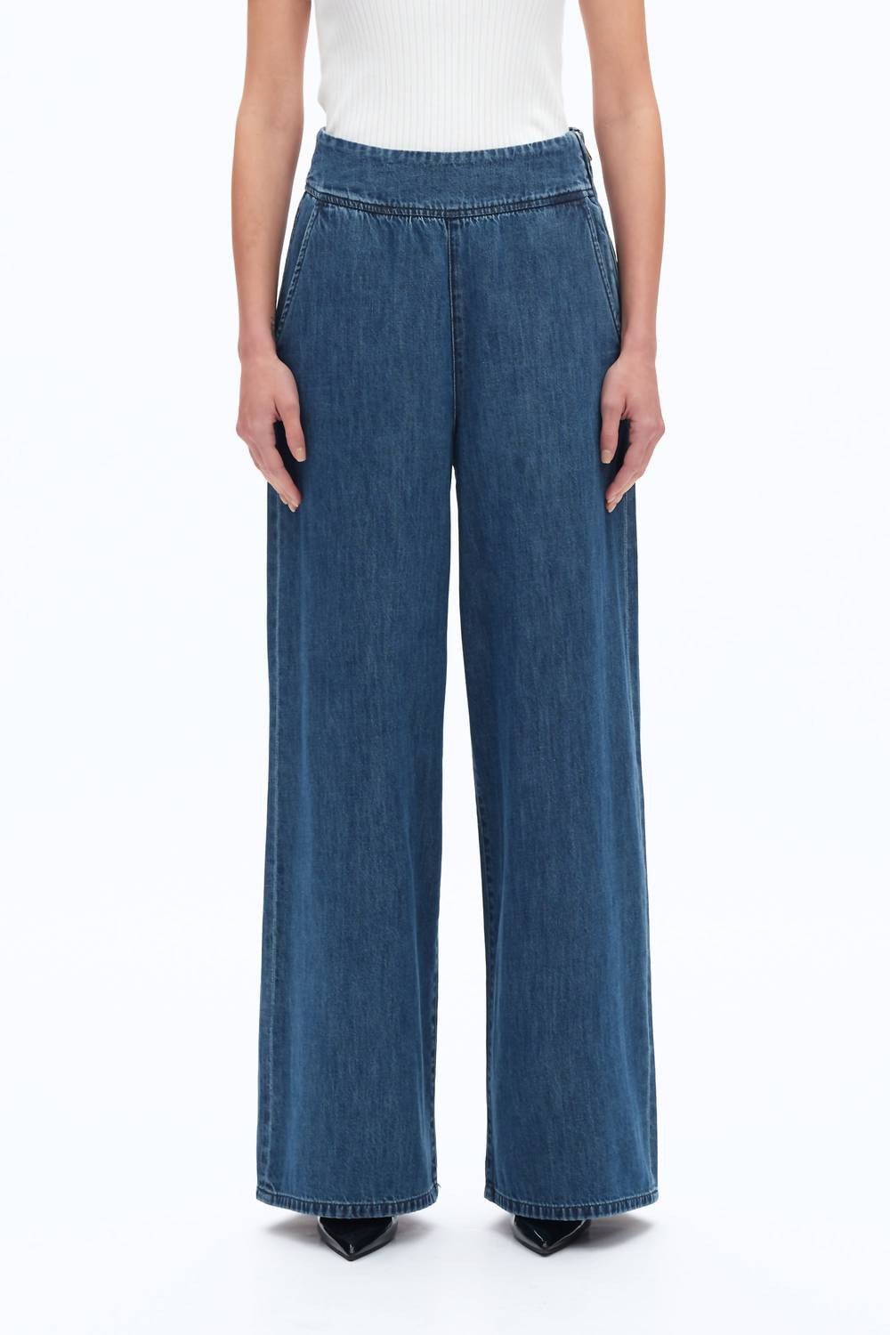 Bayeas - WIDE Side Zipper Jeans