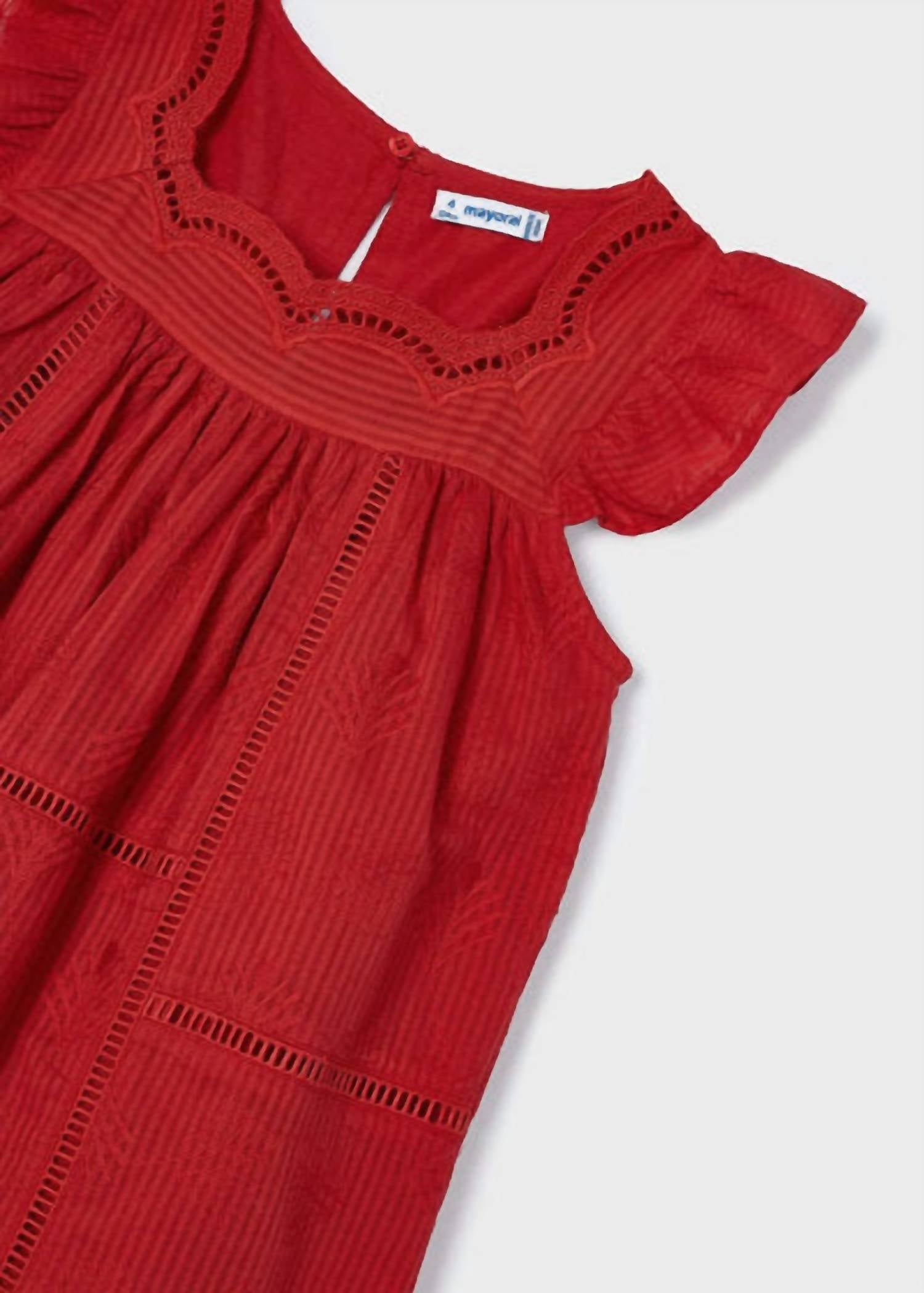 Mayoral - Girl's Embroidered Dress
