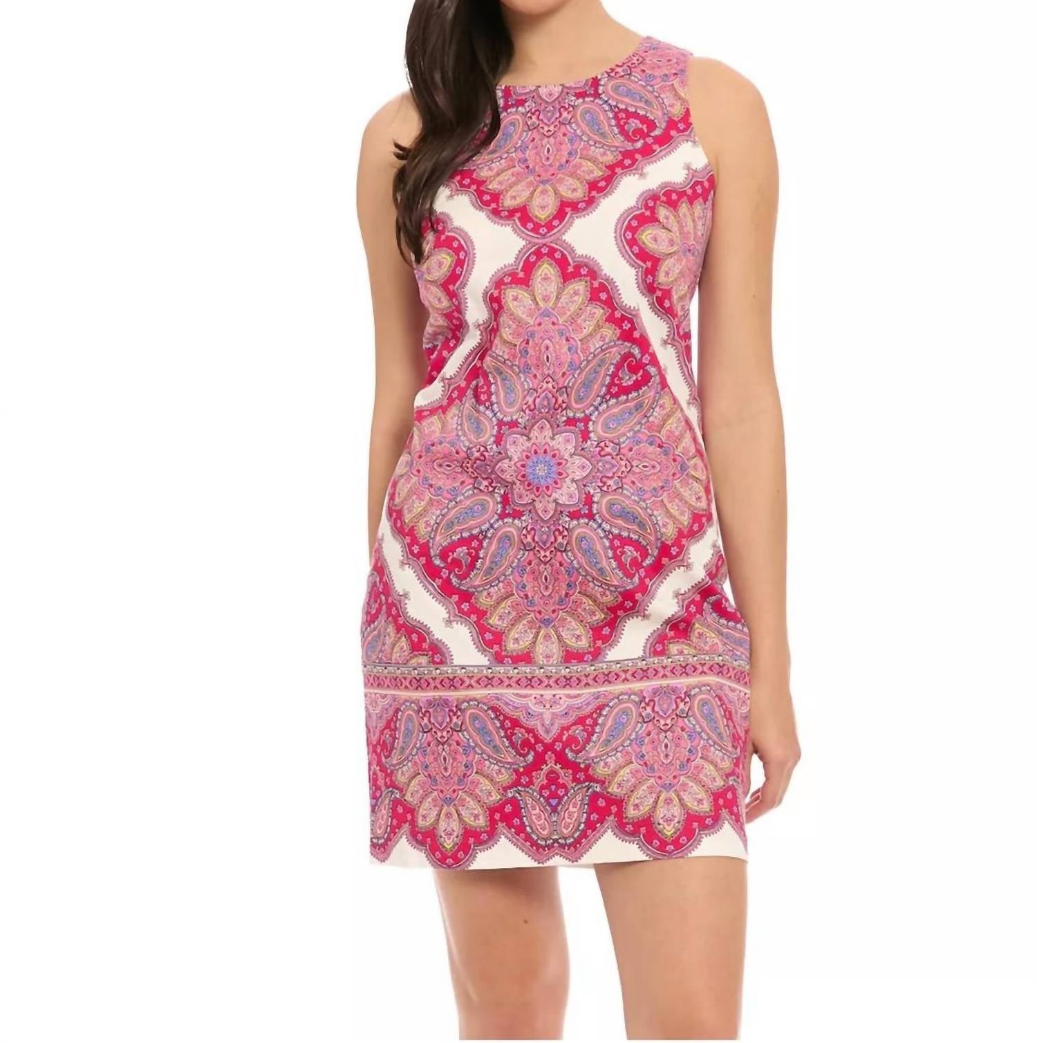 London Times - Sateen Shift Dress