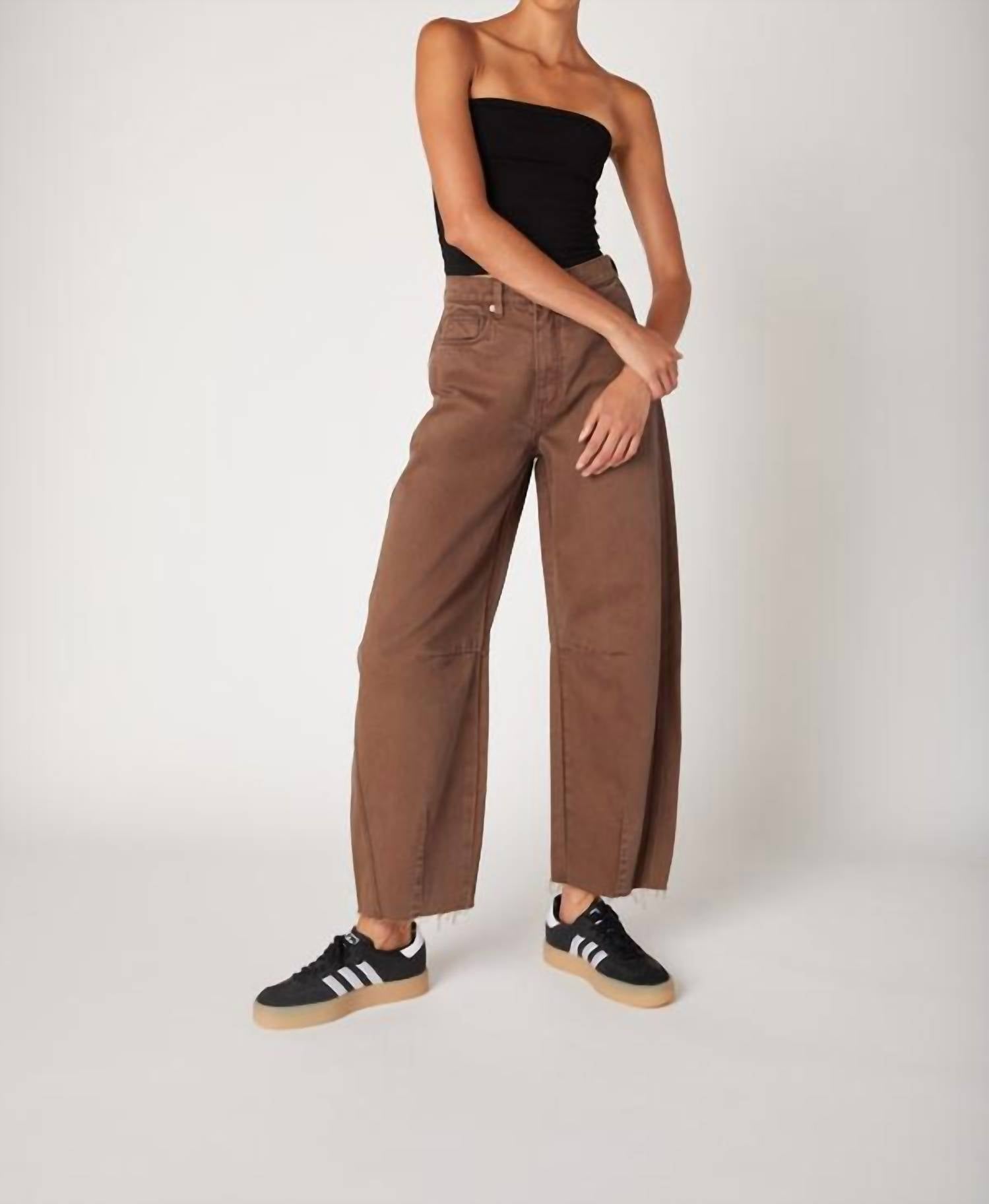 Blanknyc - Barrel Leg Garment Dye Jeans