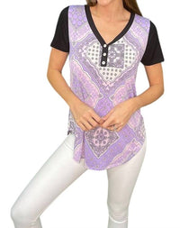 Sew In Love - Bandana Print Top