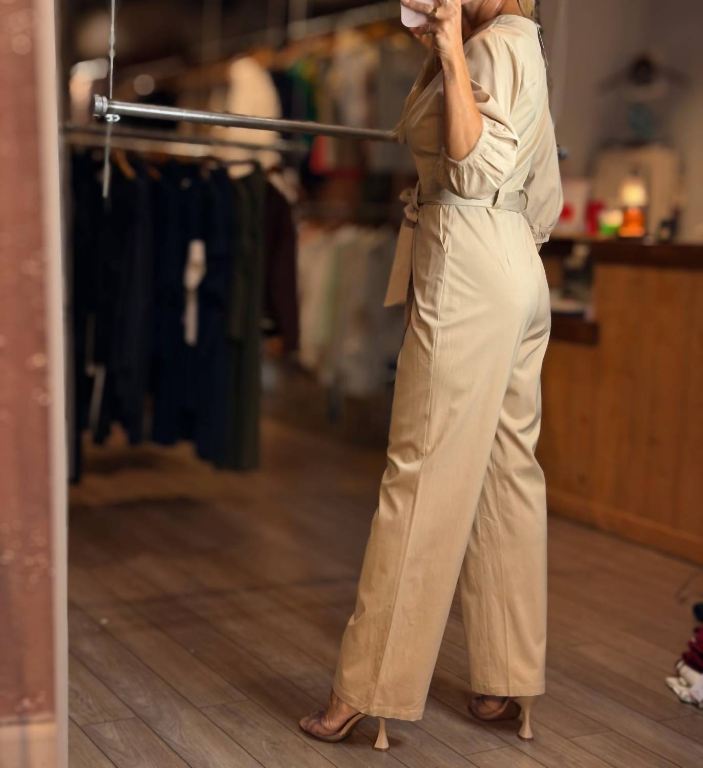 Aurora - Isadora 3/4 Sleeve Jumpsuit