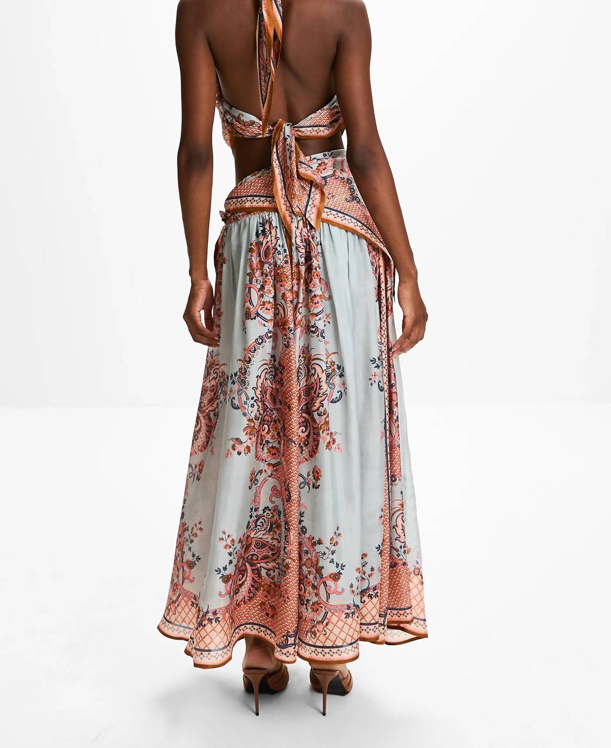 Zimmermann - Aster Scarf Midi Skirt