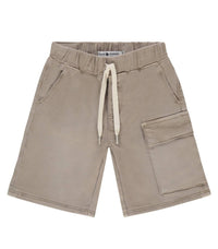 babyface Boy's Cargo Drawstring Short in camel - kids' shorts