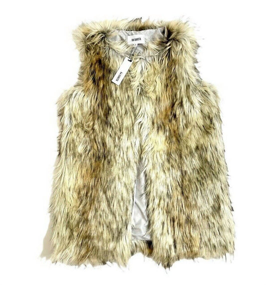 Bb Dakota - Women's Shaggy Faux Fur Vest