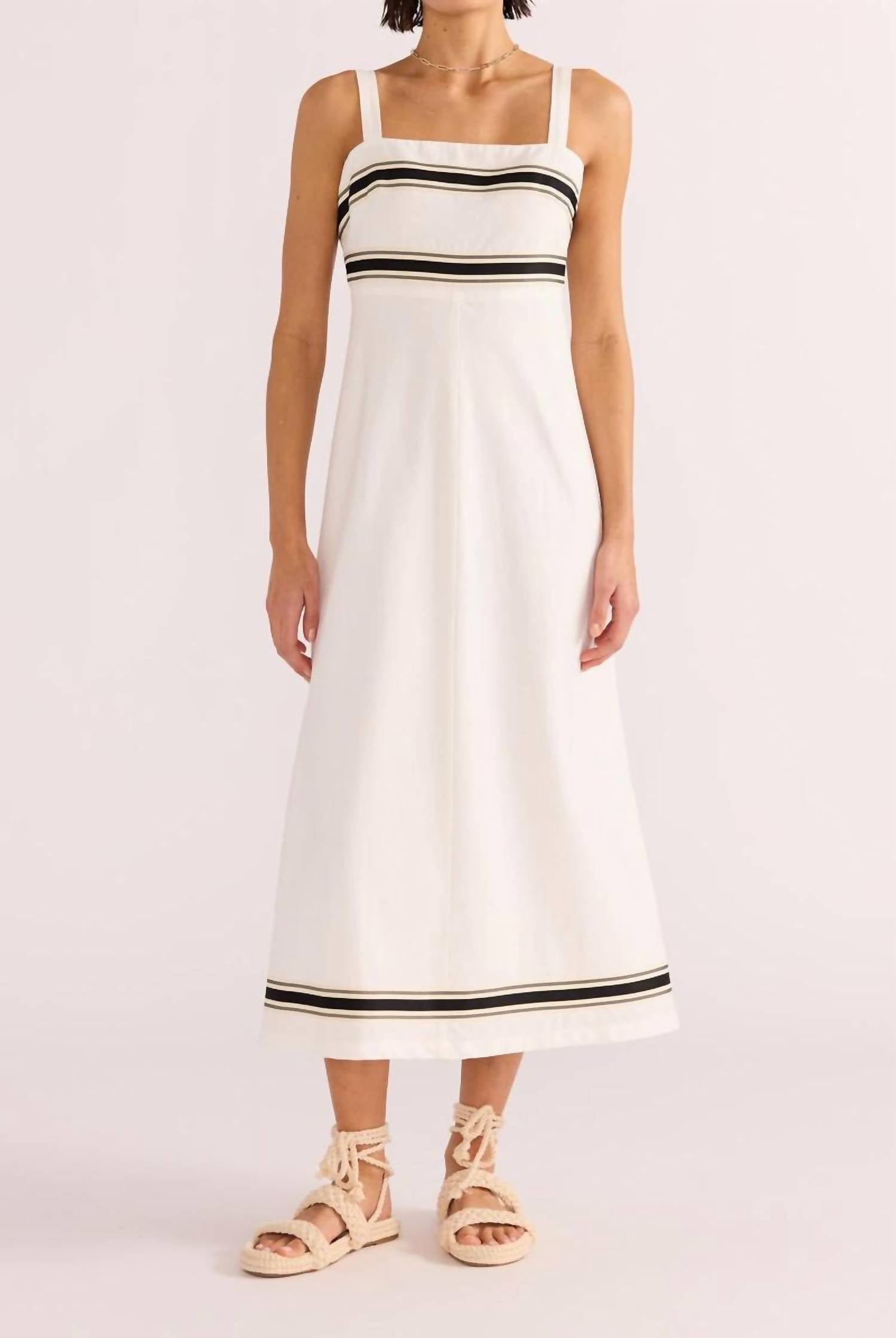 Minkpink - Briar Trim Midi Dress