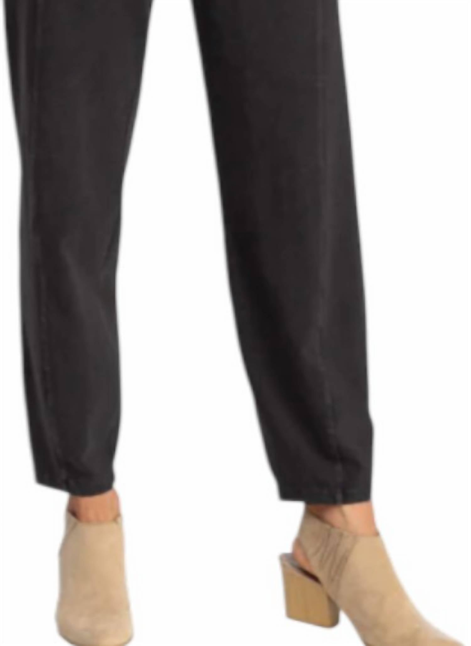 Jess & Jane - Mineral Washed Cotton Spandex Lantern Pants