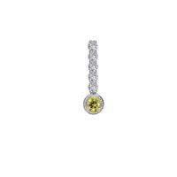 Lafonn Women's Birthstone Love Pendant in november citrine - women's item