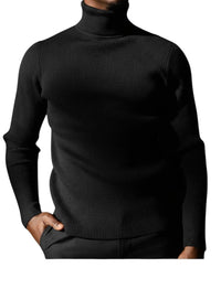 The Athletic Side Of Us - Act Self Ribbed Turtleneck Sweater