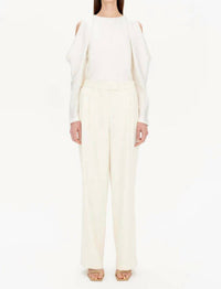 SIMKHAI Marisa Top in ivory - women's blouse