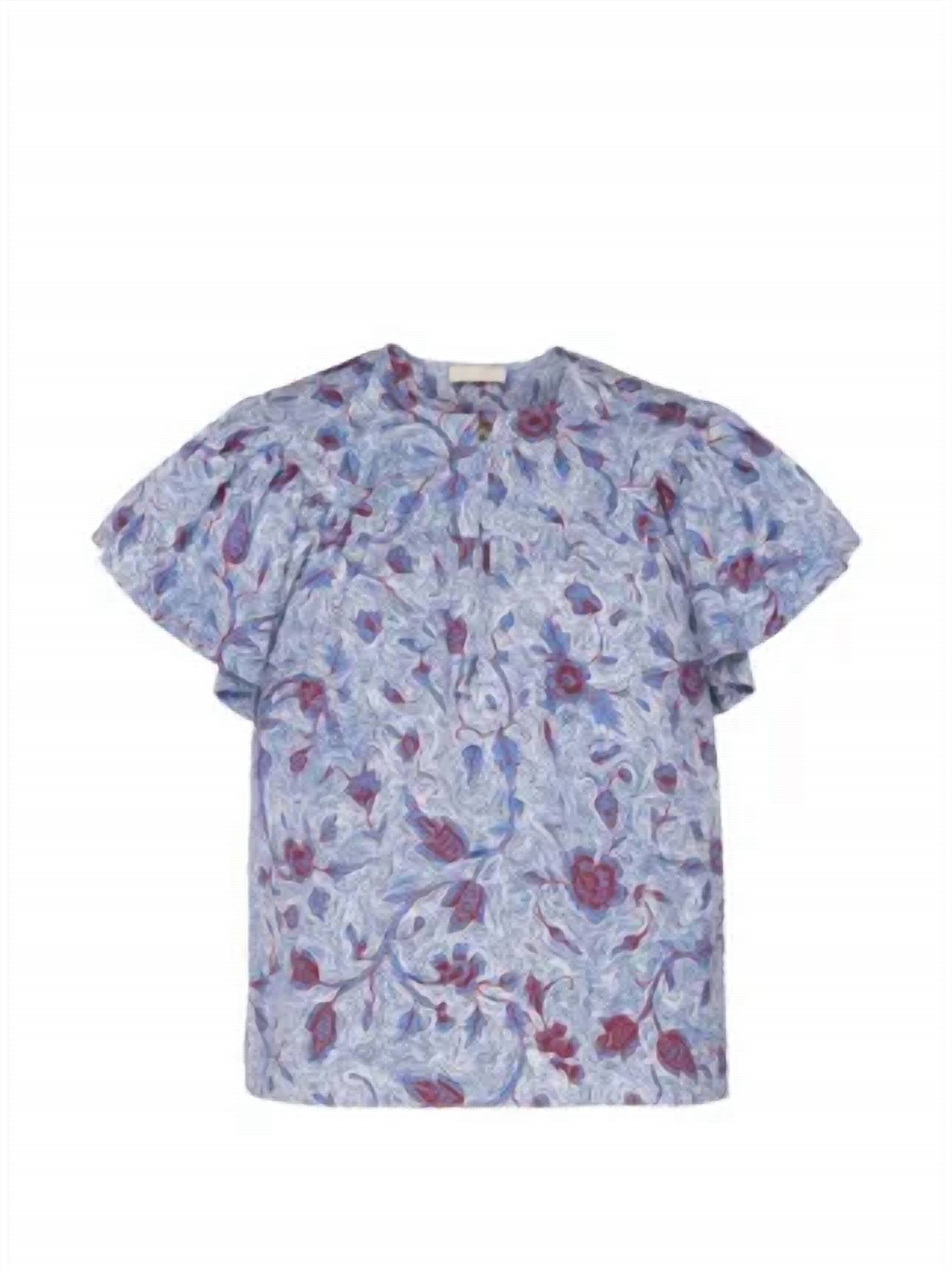Ulla Johnson - Perline Short Sleeve Cotton Blouse