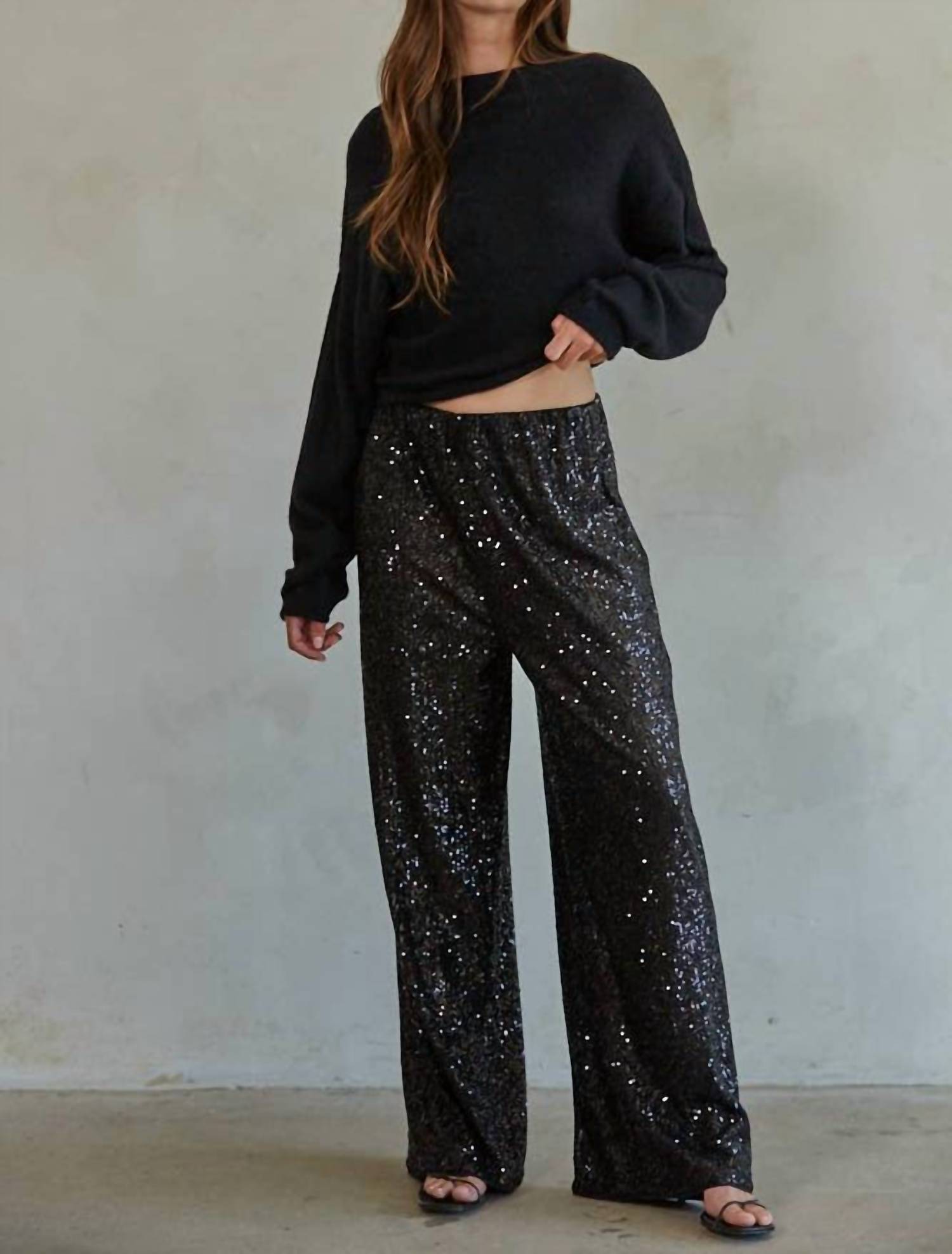 By Together - Flashback Sequin Wide Leg Pants