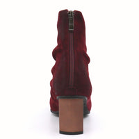 Hetty Suede Heel Boots