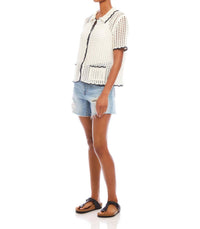 Fifteen Twenty - Gemma Crochet Shirt