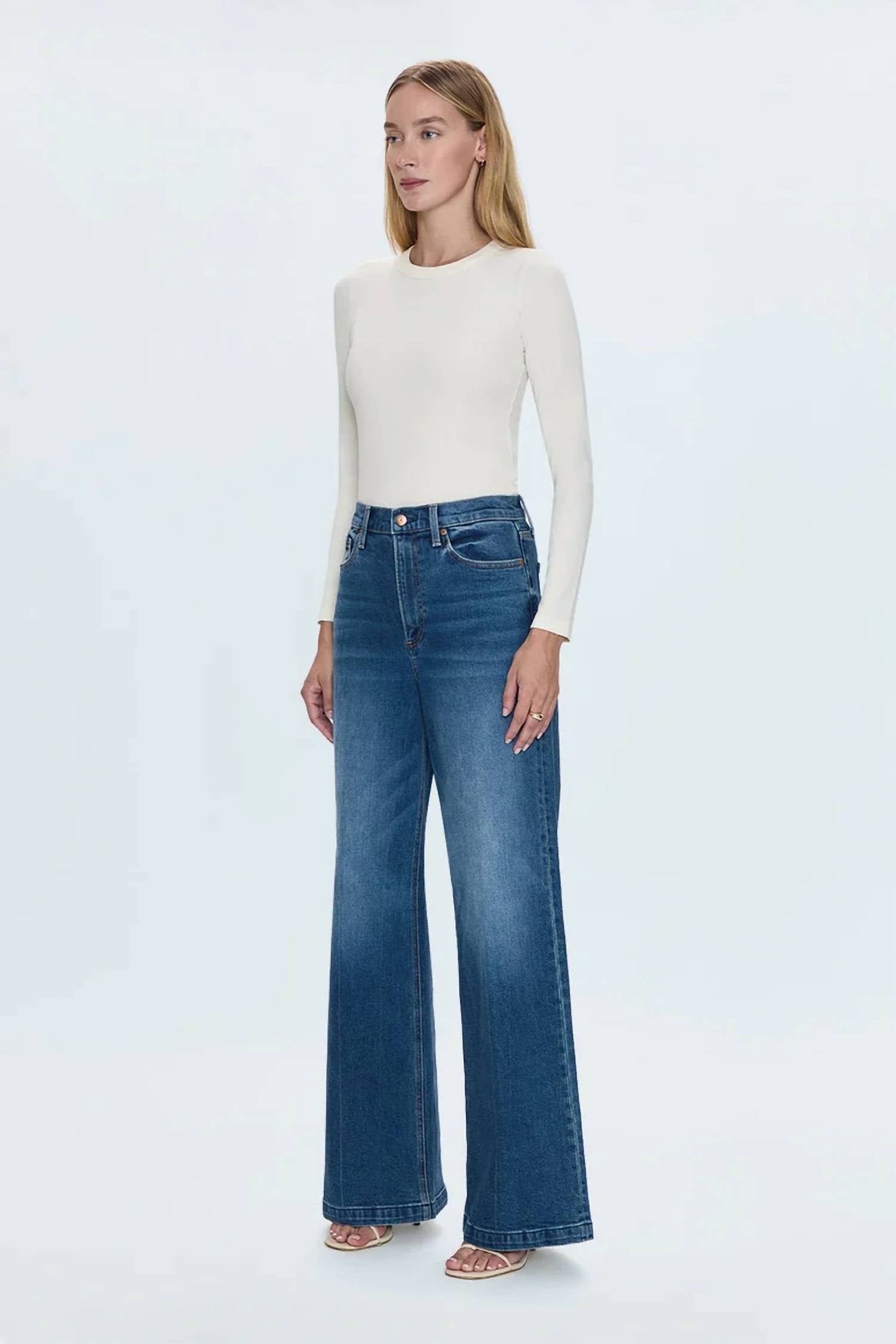 Pistola - Lana High Rise Wide Leg Jeans