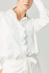 Sundays - Coral Button-front Shirt