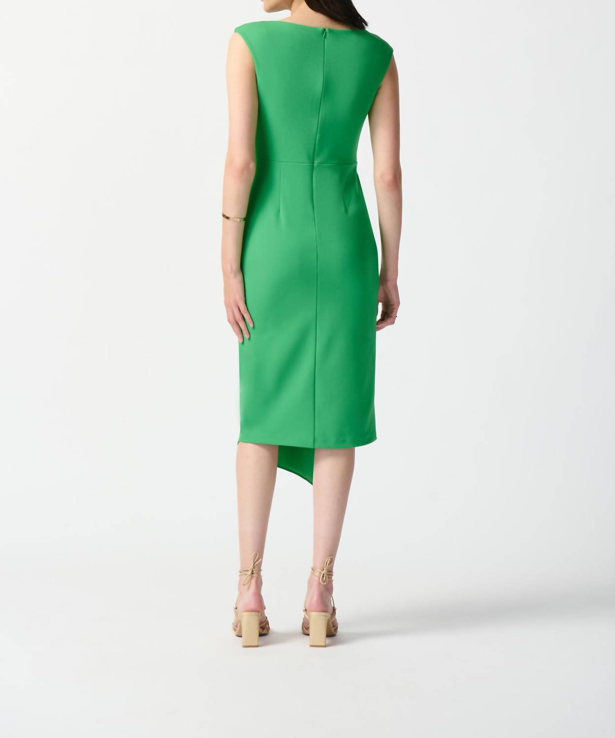 Joseph Ribkoff - Sleeveless Draped Sheath Dress