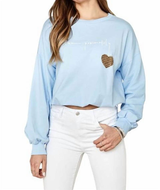 Venti6 - Vivere Con Passione Sequined Heart Top