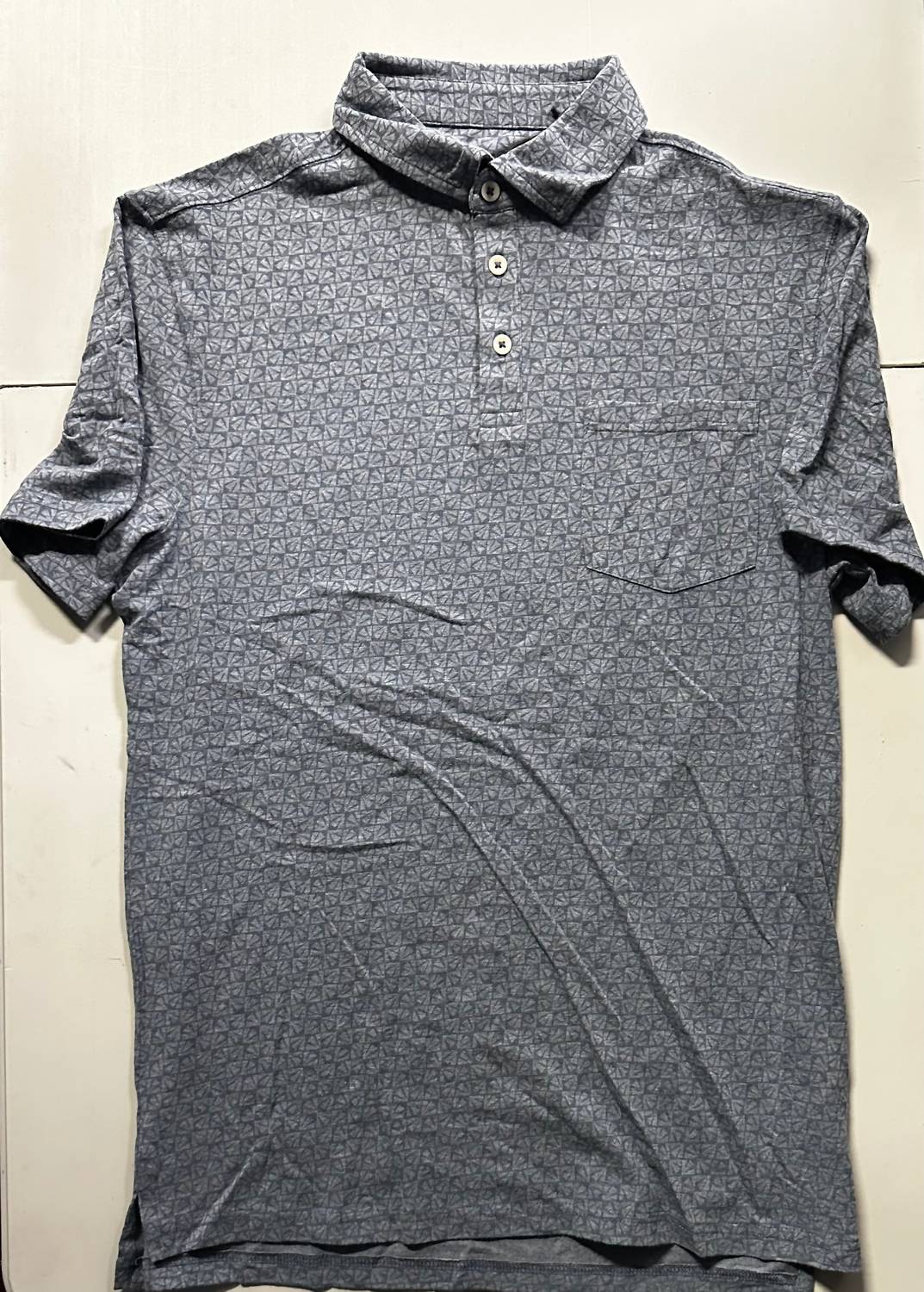 The Normal Brand Men's Waterloo Purismo Polo in grey - men's shirt