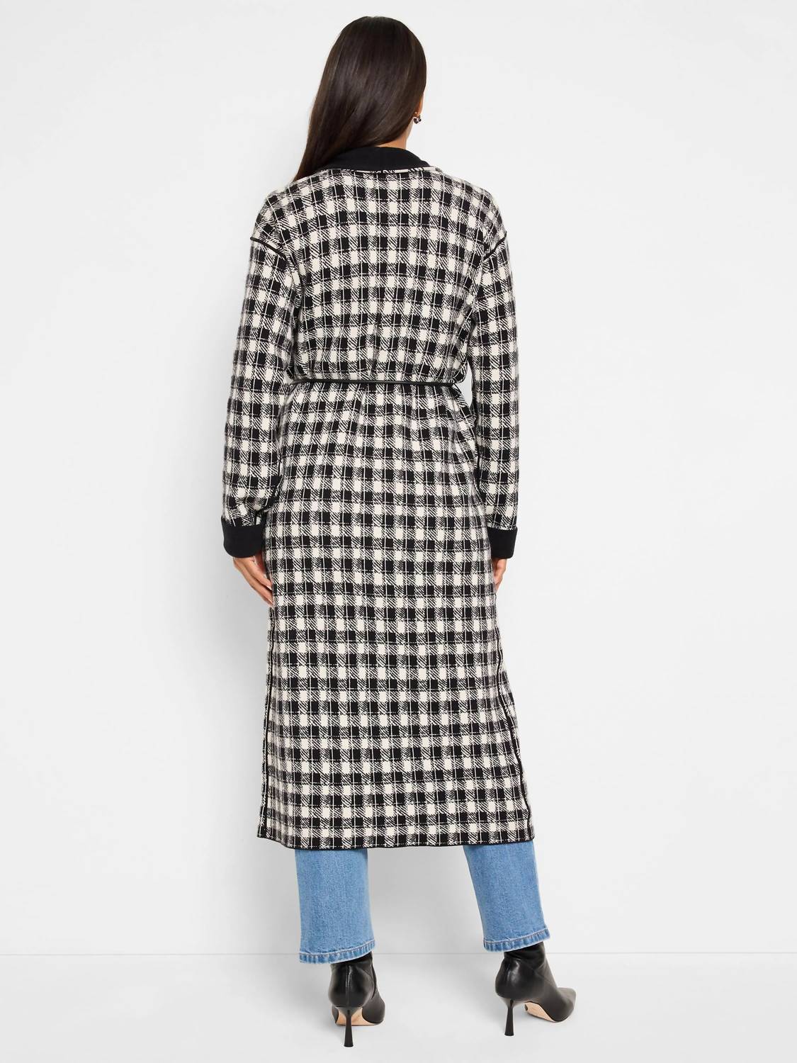 Nic + Zoe - Cool Nights Houndstooth Reversible Jacket
